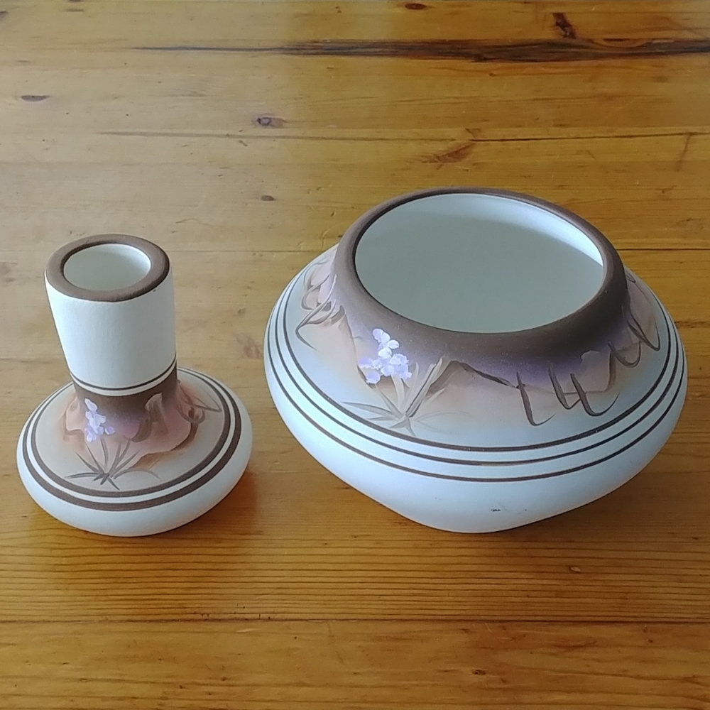 Vintage New West Pottery signed